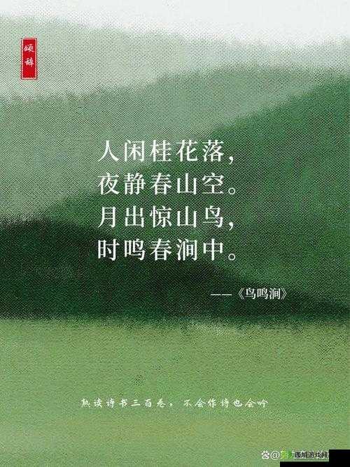 芳草萋萋流水潺潺美不可言：自然的诗意画卷