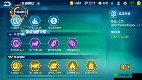 QQ飞车手游天赋系统属性全解析，天赋能否叠加及效果详解